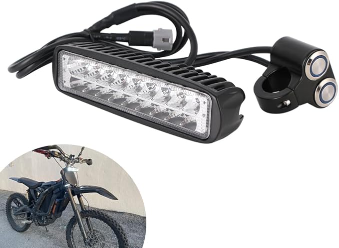 Headlight for Surron,Front Light 50W Widen Headlamp with Control Switch for Dirt Bike Surron Light Bee X/Light Bee S/X160/X260