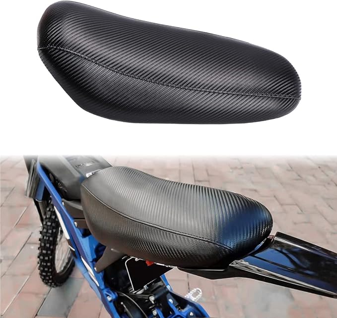 Upgraded Seat for Sur Ron Light Bee X and S Segway x160 x260,Motorcycle Dirt Bike Seat,Widen Softer Waterproof Seat for Sur ron Parts Black